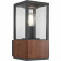 LED Tuinverlichting - Wandlamp Buitenlamp - Trion Garinola - E27 Fitting - Rechthoek - Houtkleur - Natuur Hout