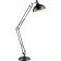 LED Vloerlamp - Trion - E27 Fitting - 1-lichts - Verstelbaar - Rond - Mat Zwart - Aluminium
