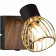LED Wandspot - Wandverlichting - Trion Ordan - E14 Fitting - Zwart/Goud 1