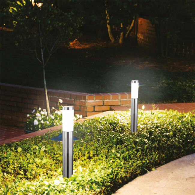amplitude weg te verspillen bestuurder LED Tuinverlichting - Buitenlamp - Laurea 5 - Staand - RVS - E27 - Rond |  BES LED