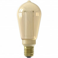 CALEX - LED Lamp - Rustiek - Filament ST64 - E27 Fitting - Dimbaar - 3W - Warm Wit 1800K - Amber