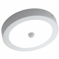 LED Downlight - Facto - PIR Bewegingssensor 360° - 20W - UGR19 - Helder/Koud Wit 6000K - Opbouw Rond - Mat Wit - Aluminium - OSRAM LEDs