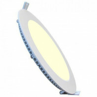 LED Downlight Slim - Inbouw Rond 12W - Dimbaar - Warm Wit 3000K - Mat Wit Aluminium - Ø170mm