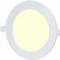 LED Downlight - Smart LED - Wifi LED - Slimme LED - Aigi Zumba - 12W - Warm Wit 3000K - Inbouw Rond - Mat Wit - Aluminium - Ø170mm