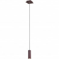 LED Hanglamp - Trion Mary - GU10 Fitting - 1-lichts - Vierkant - Roestkleur - Aluminium