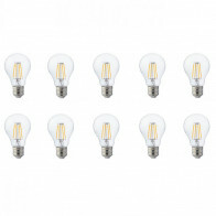 LED Lamp 10 Pack - Filament - E27 Fitting - 4W - Natuurlijk Wit 4200K