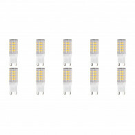 LED Lamp 10 Pack - Aigi - G9 Fitting - 3.5W - Warm Wit 3000K | Vervangt 30W