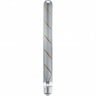 LED Lamp - Filament - Trion Stybon - E27 Fitting - 4W - Warm Wit 3000K - Rookkleur - Glas