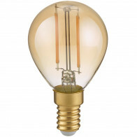 LED Lamp - Filament - Trion Tropin - E14 Fitting - 4W - Warm Wit-2700K - Dimbaar - Amber -  Glas