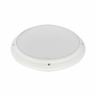 LED Plafondlamp - Badkamerlamp - Aquin - Waterdicht IP65 - E27 Fitting - Opbouw - Rond - Wit