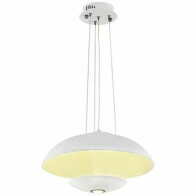 LED Plafondlamp - Plafondverlichting - Viesta - 24W - Natuurlijk Wit 4000K - Wit Aluminium