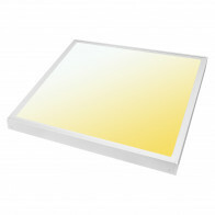 LED Paneel 60x60 - Velvalux Lumis - Aanpasbare Kleur CCT - 40W - Opbouw - Vierkant - Wit - Flikkervrij