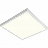 LED Paneel - Aigi Limno Slim - 60x60 - Natuurlijk Wit 4200K - 32W - Smart LED - Slimme LED - Dimbaar - Opbouw Vierkant - Mat Wit - Flikkervrij