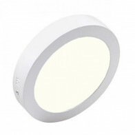 LED Downlight - Opbouw Rond 18W - Natuurlijk Wit 4200K - Mat Wit Aluminium - Ø225mm