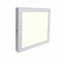 LED Downlight - Opbouw Vierkant 12W - Natuurlijk Wit 4200K - Mat Wit Aluminium - 170mm