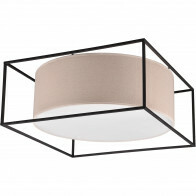 LED Plafondlamp - Plafondverlichting - Trion Rocky - E27 Fitting - 3-lichts - Industrieel - Mat Zwart - Metaal