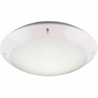LED Plafondlamp - Badkamerlamp - Trion Camiro - Opbouw Rond - Waterdicht IP54 - E27 Fitting - Mat Wit - Kunststof