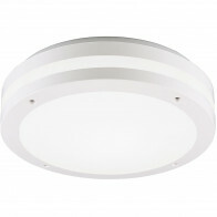 LED Plafondlamp - Badkamerlamp - Trion Keraly - Opbouw Rond - Waterdicht - 12W - Warm Wit 3000K - Mat Wit - Kunststof