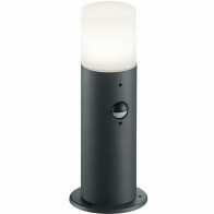 LED Tuinverlichting - Buitenlamp - Trion Hosina - Staand - Bewegingssensor - E27 Fitting - Mat Zwart - Aluminium