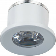 LED Veranda Spot Verlichting - 1W - Warm Wit 3000K - Inbouw - Dimbaar - Rond - Mat Wit - Aluminium - Ø31mm