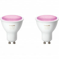 PHILIPS HUE - LED Spot GU10 - White and Color Ambiance - Bluetooth - Duo Pack