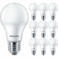 PHILIPS - LED Lamp E27 10 Pack - Corepro LEDbulb E27 Peer Mat 10W 1055lm - 827 Zeer Warm Wit 2700K | Vervangt 75W