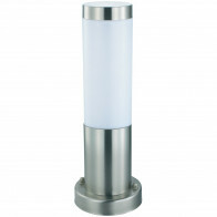 LED Tuinverlichting - Staande Buitenlamp - Laurea 3 - E27 Fitting - Rond - RVS - Philips - CorePro LEDbulb 827 A60 - 8W - Warm Wit 2700K