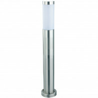 LED Tuinverlichting - Staande Buitenlamp - Laurea 5 - E27 Fitting - Rond - RVS - Philips - CorePro LEDbulb 827 A60 - 8W - Warm Wit 2700K