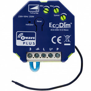 EcoDim - LED Inbouwdimmer Module - Smart WiFi - ECO-DIM.10 - Fase Afsnijding RC - Z-Wave - 0-250W