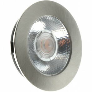 EcoDim - LED Spot Keukenverlichting - ED-10045 - 3W - Warm Wit 2700K - Dimbaar - Waterdicht IP54 - Onderbouwspot - Meubelspot - Inbouwspot - Rond - Mat Nikkel