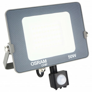 LED Bouwlamp 50 Watt met sensor - LED Schijnwerper - OSRAM - Natuurlijk Wit 4000K - Waterdicht IP65