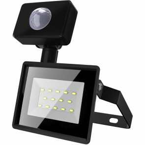 LED Breedstraler met Sensor - Velvalux Glowlit - 10 Watt - Natuurlijk Wit 4000K - Waterdicht IP65 - Flikkervrij
