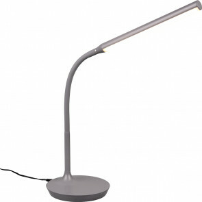 LED Bureaulamp - Tafelverlichting - Trion Root - 5W - Aanpasbare Kleur - Grijs - Kunststof 1