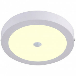 LED Downlight - Facto Dury - PIR Bewegingssensor 360° + Dag en Nacht Sensor - 22W - Warm Wit 3000K - Opbouw - Rond - Mat Wit - OSRAM LEDs