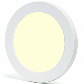 LED Downlight Pro - Aigi Foka - Inbouw/Opbouw - Rond - 12W - Warm Wit 3000K - Mat Wit - Kunststof