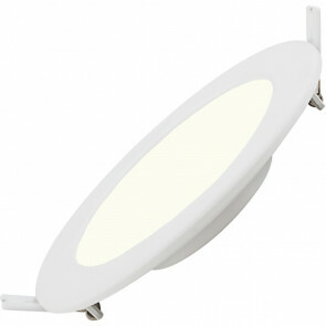 LED Downlight Slim Pro - Aigi - Inbouw Rond 16W - Natuurlijk Wit 4000K - Mat Wit - Kunststof - Ø170mm