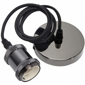 LED Hanglamp - Hangverlichting - Aigi Sancho - E27 Fitting - Rond - Mat Zwart - Aluminium