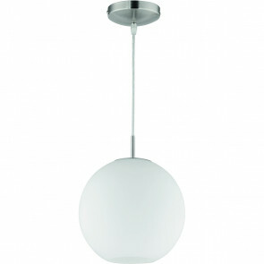 LED Hanglamp - Hangverlichting - Trion Mono - E27 Fitting - Rond - Mat Nikkel - Aluminium