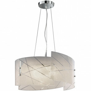 LED Hanglamp - Hangverlichting - Trion Sandra - E27 Fitting - 3-lichts - Rond - Mat Wit - Glas
