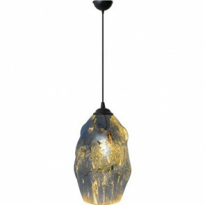 LED Hanglamp - Meteorum - Ovaal - Chroom Glas - E27