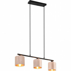 LED Hanglamp - Trion Julina - E14 Fitting - 3-lichts - Beige