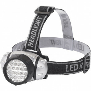 LED Hoofdlamp - Aigi Slico - Waterdicht - 40 Meter - Kantelbaar - 19 LED's - 1.1W - Zilver | Vervangt 9W