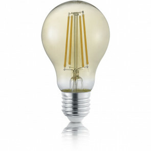 LED Lamp - Filament - Trion Limpo - E27 Fitting - 8W - Warm Wit 2700K - Amber - Glas