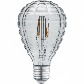 LED Lamp - Filament - Trion Topus - 4W - E14 Fitting - Warm Wit 3000K - Rookkleur - Glas