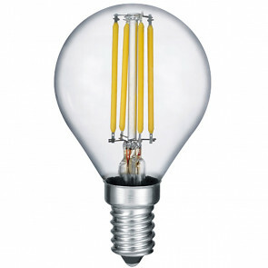 LED Lamp - Filament - Trion Tropin - E14 Fitting - 2W - Warm Wit-2700K - Transparant Helder -  Glas
