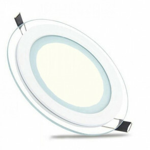 LED Spot / LED Downlight / LED Paneel Set BSE Rond Inbouw 15W 4200K Natuurlijk Wit 200mm Glas Armatuur Spatwaterdicht