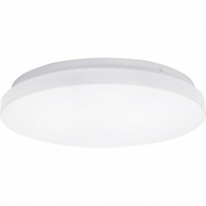 LED Plafondlamp - Aigi Alona - Opbouw Rond - 12W - Helder/Koud Wit 6500K - Mat Wit - Kunststof