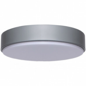 LED Plafondlamp - Aigi Santi - Opbouw Rond 20W - Helder/Koud Wit 6500K - Mat Grijs - Aluminium