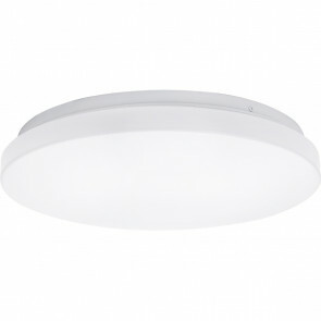 LED Plafondlamp - Aigi Syna - Opbouw Rond 20W - Natuurlijk Wit 4000K - Mat Wit - Aluminium