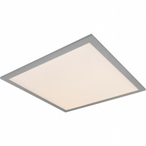 LED Plafondlamp - Plafondverlichting - Trion Alina - 18W - Warm Wit 3000K - Dimbaar - Vierkant - Mat Titaan - Aluminium